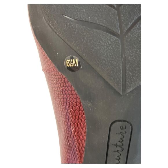 Nurture by Lamaze Shoes Nurture Copper Marjorrie Reptile Print Heels Size 6.5M - Picture 7 of 10